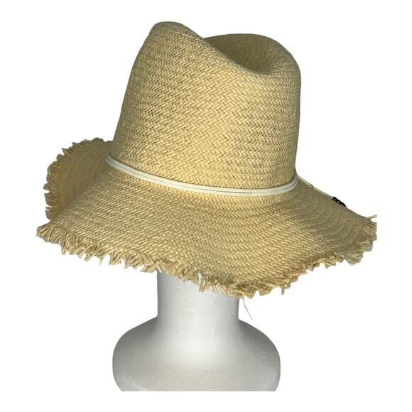 Hatattack Classic Travel Hat with fringe tan color main image 5